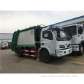 5 cubic compressed garbage collector truck